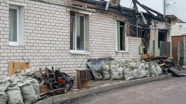 Professional Fire Damage Removal technician working in Fulton, KY